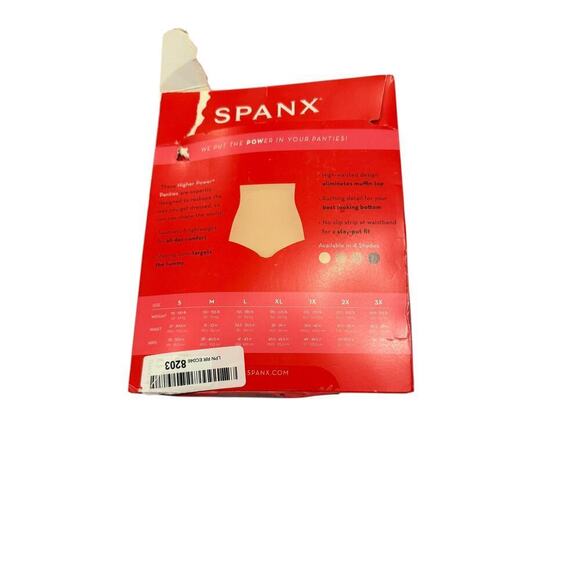 SPANX Women's Soft Nude Seamless Power High-Waisted Shaper Brief Size 1X - Picture 6 of 10